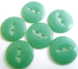 B10621 16mm Dusky Turquoise 2 Hole Polyester Fish Eye Button