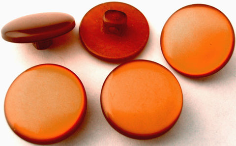 B1159 16mm Tonal Mid Brown Polyester Shank Button - Ribbonmoon