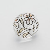 B11619 15mm Clear, Black and Mixed Butterfly, Flower Picture Shank Button