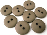 B1272 13mm Clay Brown Soft Sheen 2 Hole Button
