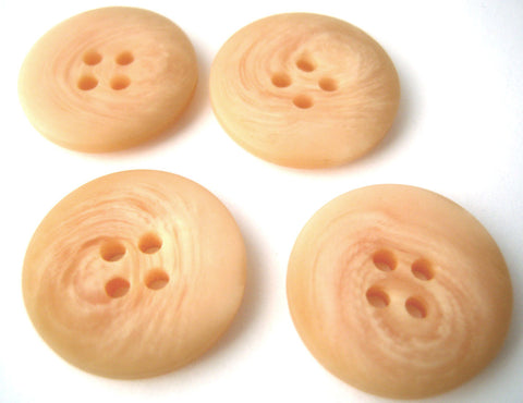 B12911 20mm Creamy Pink Tonal Bone Sheen 4 Hole Button