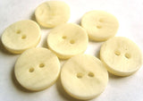 B1302 15mm Ivory Textured Bone Sheen 2 Hole Button - Ribbonmoon