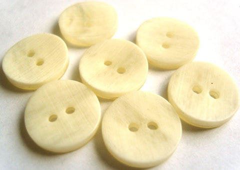 B1302 15mm Ivory Textured Bone Sheen 2 Hole Button - Ribbonmoon
