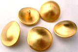 B8254 18mm Dull Sheen Gold Metal Alloy Shank Button