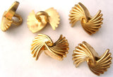 B1363 16mm Gilded Gold Poly Shank Button - Ribbonmoon