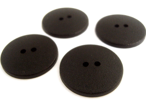B14262 25mm Black Matt Nylon Two Hole Button