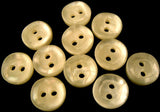 B1460 11mm Tonal Ivory Pearlised Iridescent 2 Hole Button - Ribbonmoon