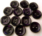 B1461C 11mm Tonal Deep Purple Shimmery Pearlised 2 Hole Buttons - Ribbonmoon