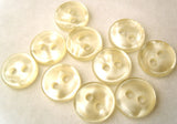 B1491 10mm Bridal Tinted Transparent 2 Hole Button - Ribbonmoon