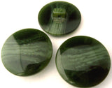 B15024 23mm Tonal Greens Acrylic High Gloss Shank Button - Ribbonmoon