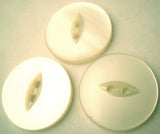 B15407 23mm Ice White 2 Hole Polyester Fish Eye Button - Ribbonmoon