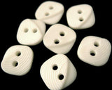 B8258 12mm White Textured Nylon 2 Hole Button