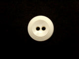 B15854 12mm Ivory Soft Sheen 2 Hole Button