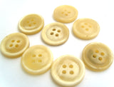 B15913 18mm Tonal Creams 4 Hole Button
