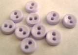 B16030 6mm Lilac Small Nylon 2 Hole Dolls Button - Ribbonmoon