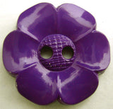 B16104 23mm Purple Flower Shaped 2 Hole Button - Ribbonmoon