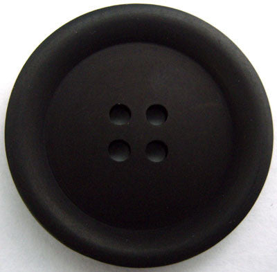 B16151 31mm Black Matt 4 Hole Button - Ribbonmoon