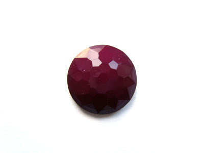 B17603 15mm Deep Wine Domed Honeycomb Shank Button - Ribbonmoon