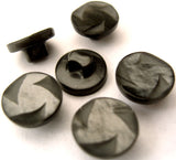 B1816 11mm Dark Greys Pearlised Shimmery Surface Shank Button - Ribbonmoon