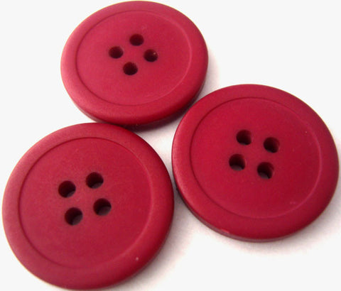 B1946 23mm Pale Wine Soft Sheen 4 Hole Button - Ribbonmoon