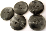 B1968C 17mm Tonal Greys Gloss 2 Hole Buttons - Ribbonmoon