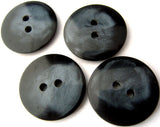 B2007C 20mm Shimmery Midnight Navy 2 Hole Buttons - Ribbonmoon