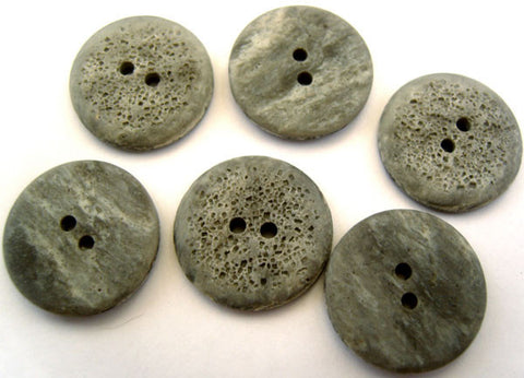 B2052 23mm Mixed Greys Stone Effect Reversible Pebble Effect Button - Ribbonmoon