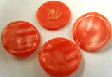 B2128 22mm Tonal Deep Apricot Shimmery Shank Button - Ribbonmoon