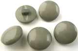 B2170 16mm Mid Grey High Gloss Shank Button - Ribbonmoon