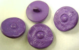 B2195 21mm Deep Lilac Textured Gloss Shank Button - Ribbonmoon