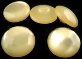 B2196 16mm Ivory Cream Polyester Domed Shank Button - Ribbonmoon