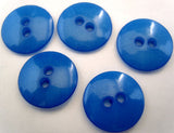 B2261C 19mm Royal Blue Nylon 2 Hole Buttons - Ribbonmoon