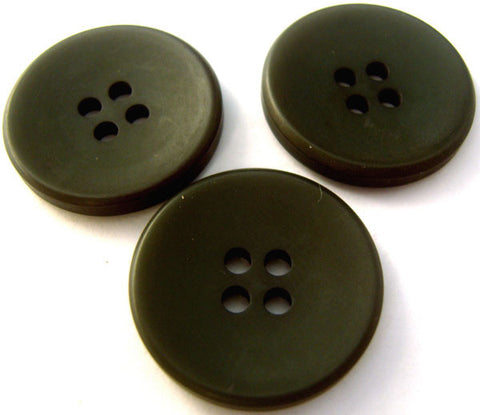 B2480 23mm English Forest Green Bone Sheen Four Hole Button