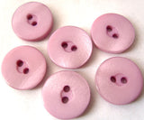 B2546 15mm Pink Helio Pearlised Surface Shimmery 2 Hole Button - Ribbonmoon