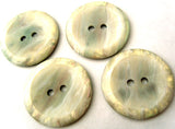 B2587 23mm Natural and Iridescent Shimmery Matt Centre 2 Hole Button - Ribbonmoon