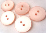 B2598 18mm Pale Pink Pearlised Shimmery Surface 2 Hole Button - Ribbonmoon