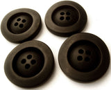 B2683 23mm Black Matt Bone Sheen 4 Hole - Ribbonmoon