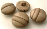 B2793 20mm Stone Beige Matt and Gloss Domed Shank Button - Ribbonmoon