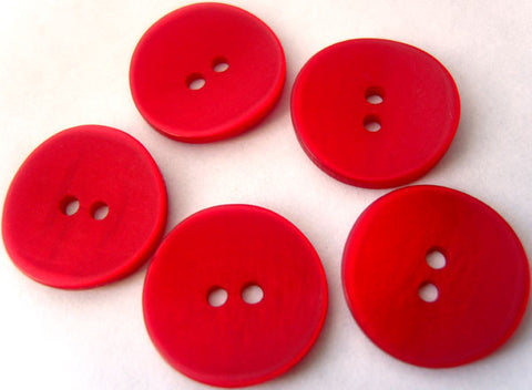 B16106 18mm Tonal Red Pearlised 2 Hole Button