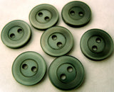 B2928 13mm Dusky Deep Green Polyester 2 Hole Button
