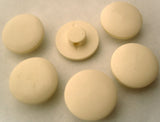 B2937 14mm Pale Cream Soft Sheen Shank Button - Ribbonmoon