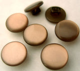 B2957 11mm Misty Brown Polyester Shank Button - Ribbonmoon