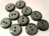 B3096 12mm Tonal Smoked Grey Pearlised 2 Hole Button - Ribbonmoon