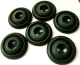 B3190 17mm Tonal Holly Green Soft Sheen 2 Hole Button - Ribbonmoon