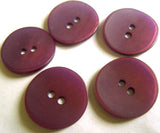 B4102 18mm Tonal Purple and Fuchsia Satin Sheen 2 Hole Button - Ribbonmoon