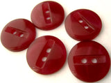 B4107 16mm Tonal Pale Wine and Fuchsia Semi Pearlised 2 Hole Button - Ribbonmoon