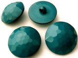 B4251 20mm Malibu Blue Domed Honeycomb Shank Button - Ribbonmoon