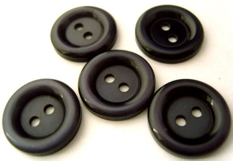 B4374 17mm Tonal Blackberry Pearlised 2 Hole Button - Ribbonmoon