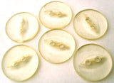 B4401 14mm Transparent 2 Hole Polyester Fish Eye Button - Ribbonmoon