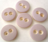 B4413 13mm Orchid and Cream Soft Gloss 2 Hole Button - Ribbonmoon